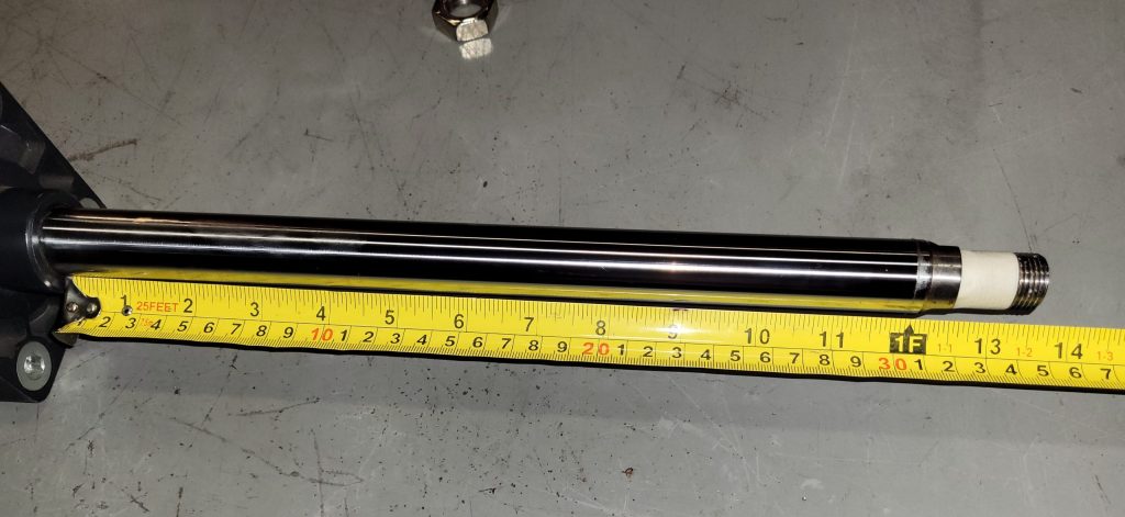 测量液压缸杆的延伸长度